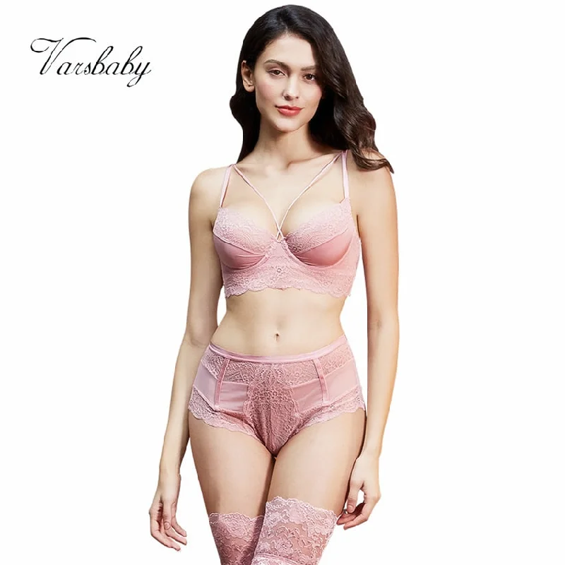 Breathable bra and panty set bra+panties