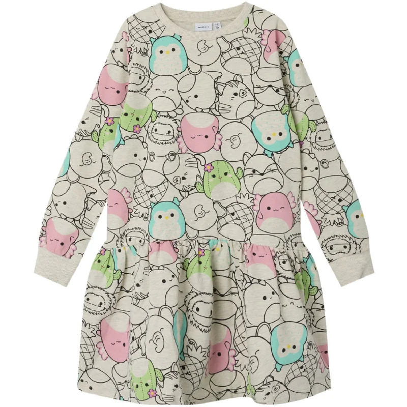 Waterproof DressName It Peyote Melange Juba Squishmallows Sweat Dress