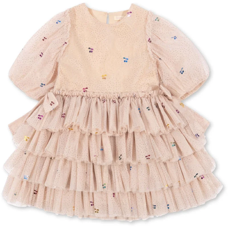 Lace DressKonges Sløjd Fairy Cherry Fay Dress Grs