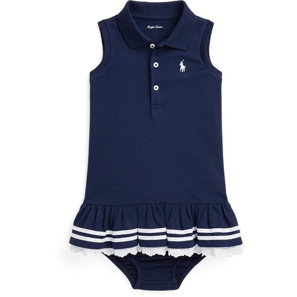 Utility DressRalph Lauren Baby Girl Dress Refined Navy