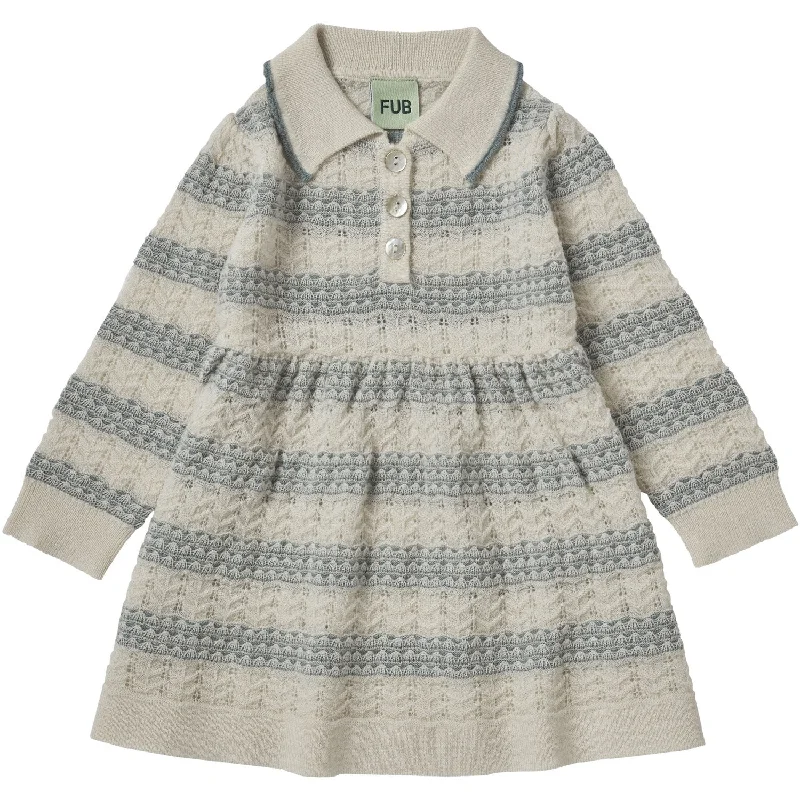 Insulated DressFUB Ecru/Misty Green Baby Dress