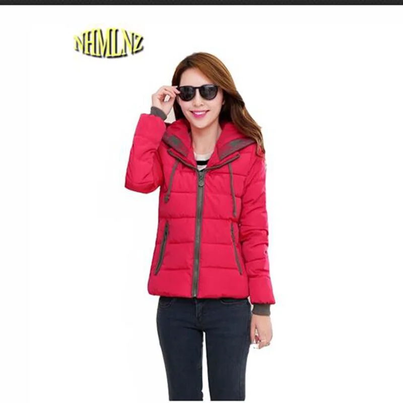 Performance Jackets2018 New Fashion Women Winter Down jacket  Big yards Thickening Super Warm Coats Hooded Jacket Splicing Slim Women Coat G1558