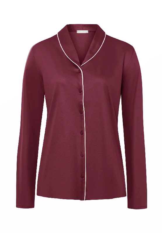 Eleni Shawl Collar Shirt | Ruby Wine 74985-2423Quick-Dry Shirts