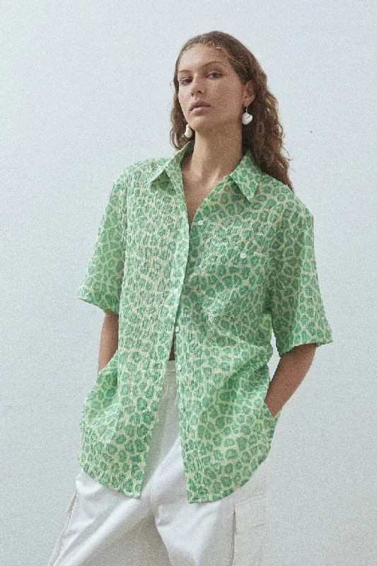 BLANCA Womens Carol Shirt GreenPocket Shirts