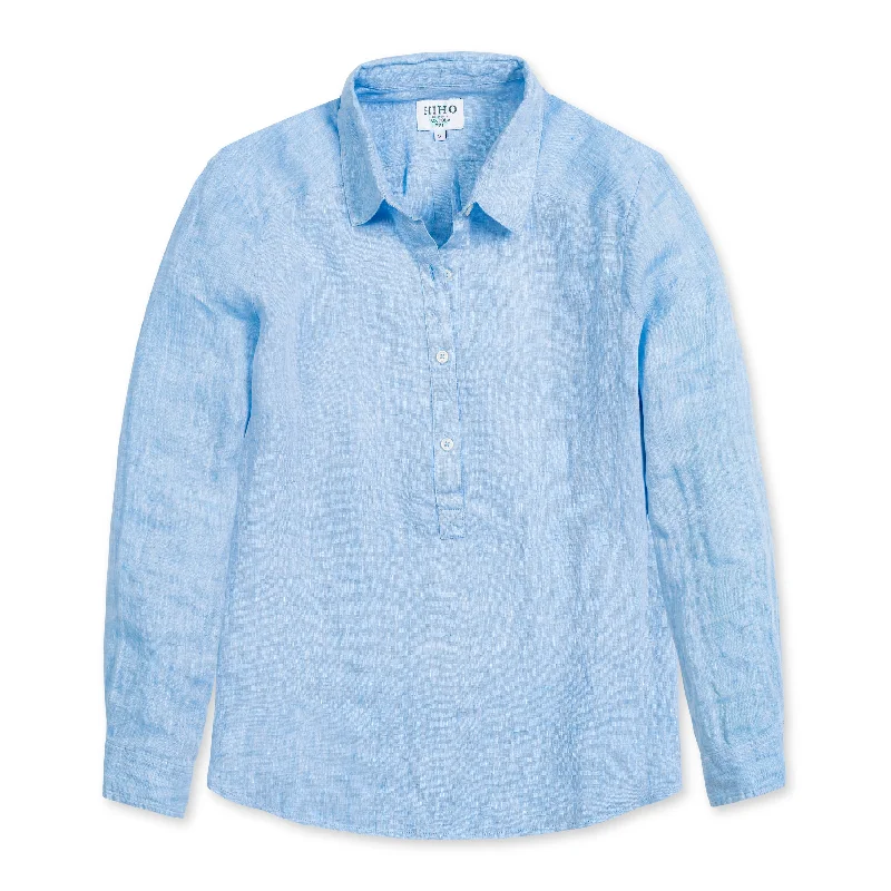 Shade Shirt - Blue ChambrayLinen Shirts