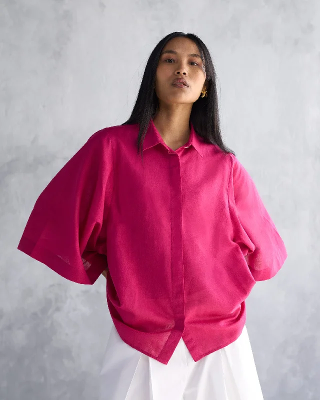 Drop Armhole Shirt - BerryCotton Shirts