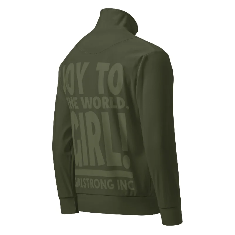 Down JacketsGS GRAPHIX TRACK JACKET OLIVE - JOY TO THE WORLD. GIRL!