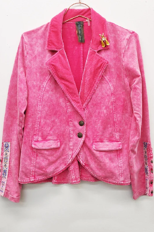 Bomber JacketsRose Pink Jacket by Aratta