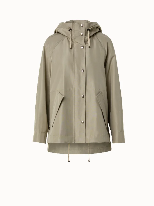 Mesh JacketsWaterproof Silk Parka