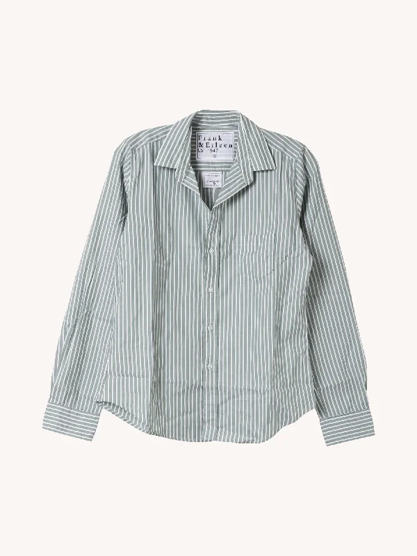 Stripe Barry Shirt in GreenDress Shirts