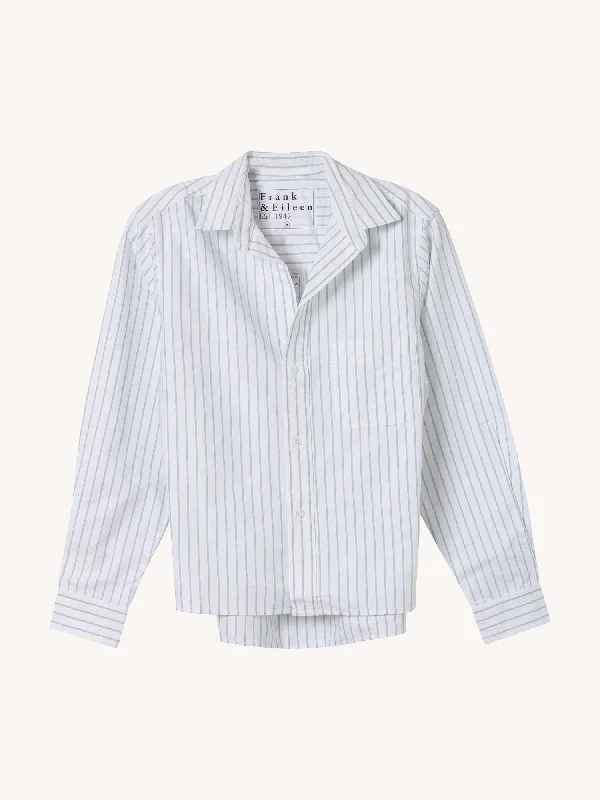 Stripe Silvio Shirt in SageCashmere Shirts