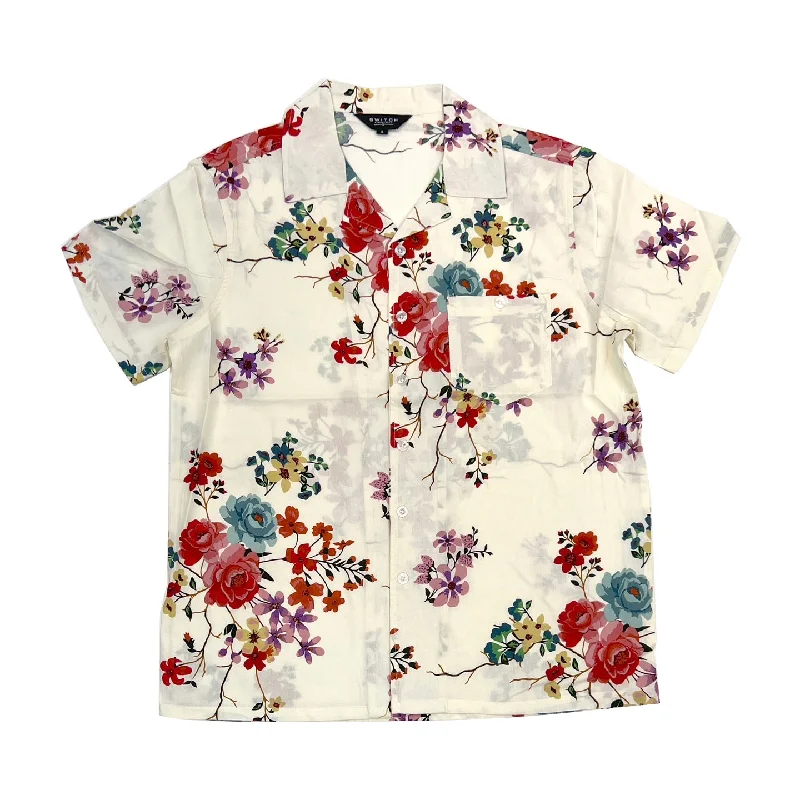 Switch Flower Woven Shirt (Cream)Printed Shirts