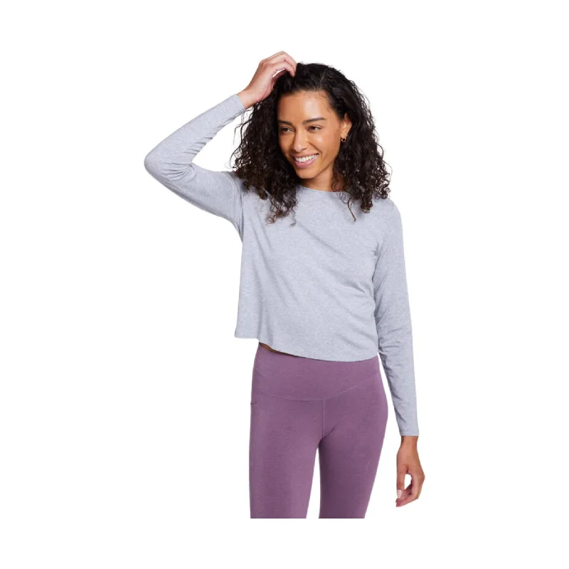 Tasc Women's ALLways Long Sleeve T Shirt - Perfect Gray Heather - ONLINE STORE CREDIT/EXCHANGE ONLYLayered Shirts