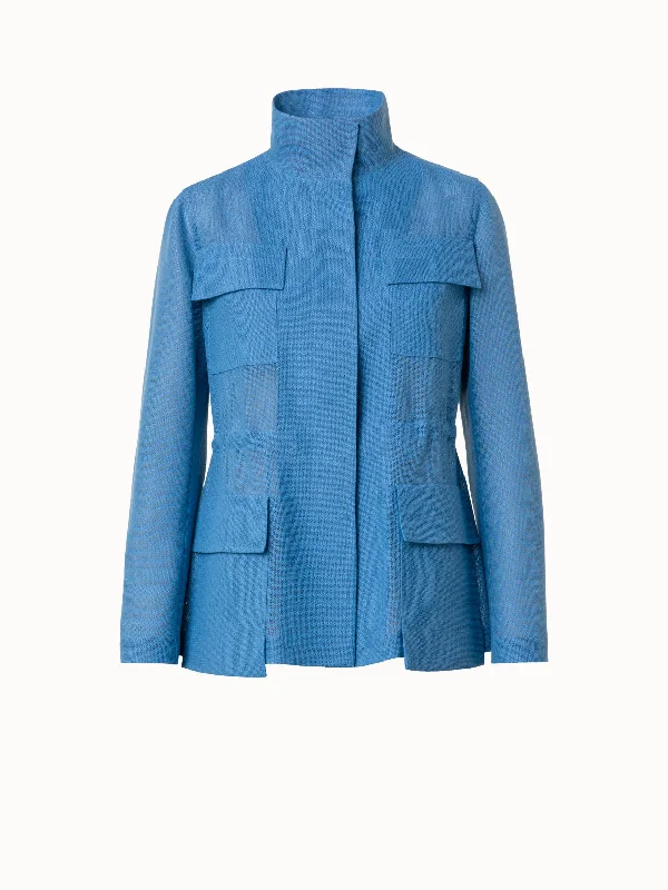 Hiking JacketsViscose Cotton Open Weave Jacket