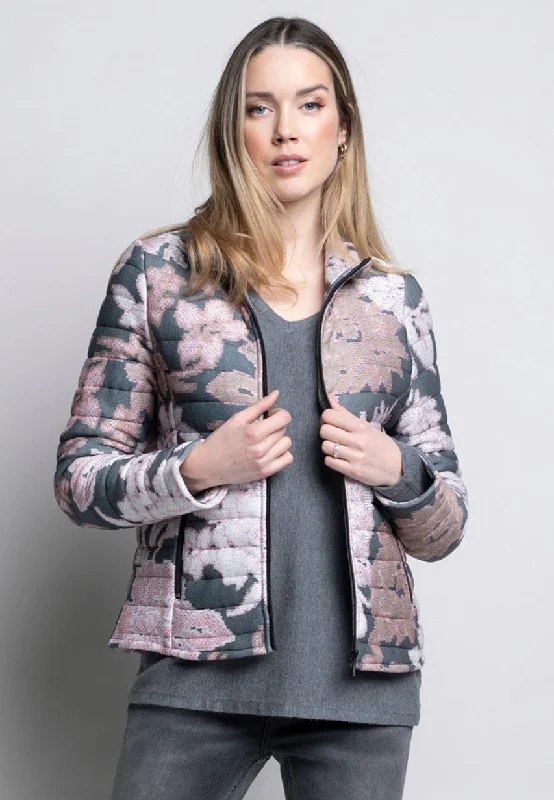 Designer JacketsZip-Front Quilted Jacket