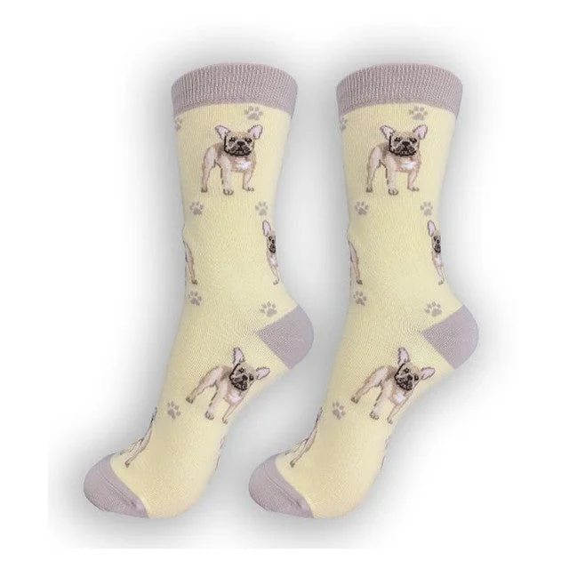 Bulldog Dog Happy Tails Socks