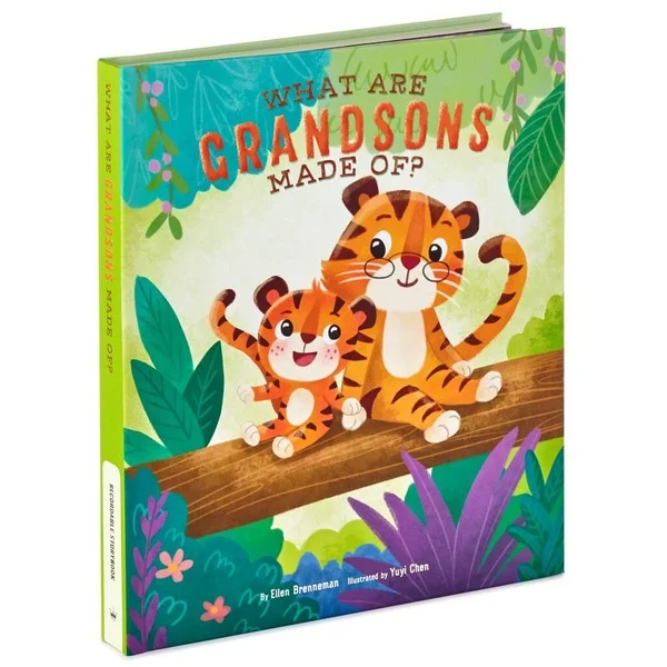 Hallmark What Are Grandsons Made Of? Recordable Storybook