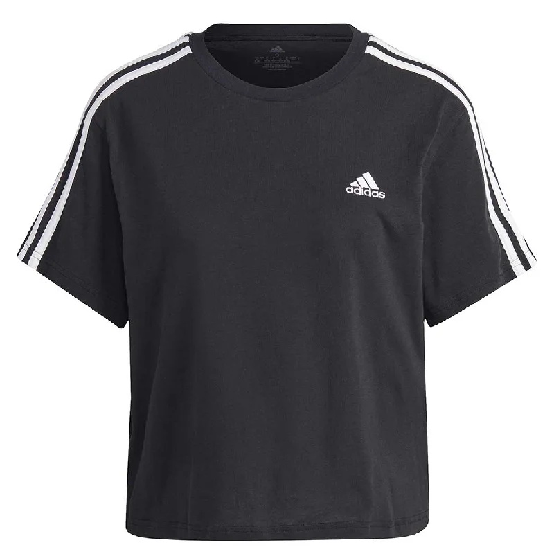 Hunting T-Shirtsadidas - Women's Essentials 3 Stripes Crop T-Shirt (HR4913)