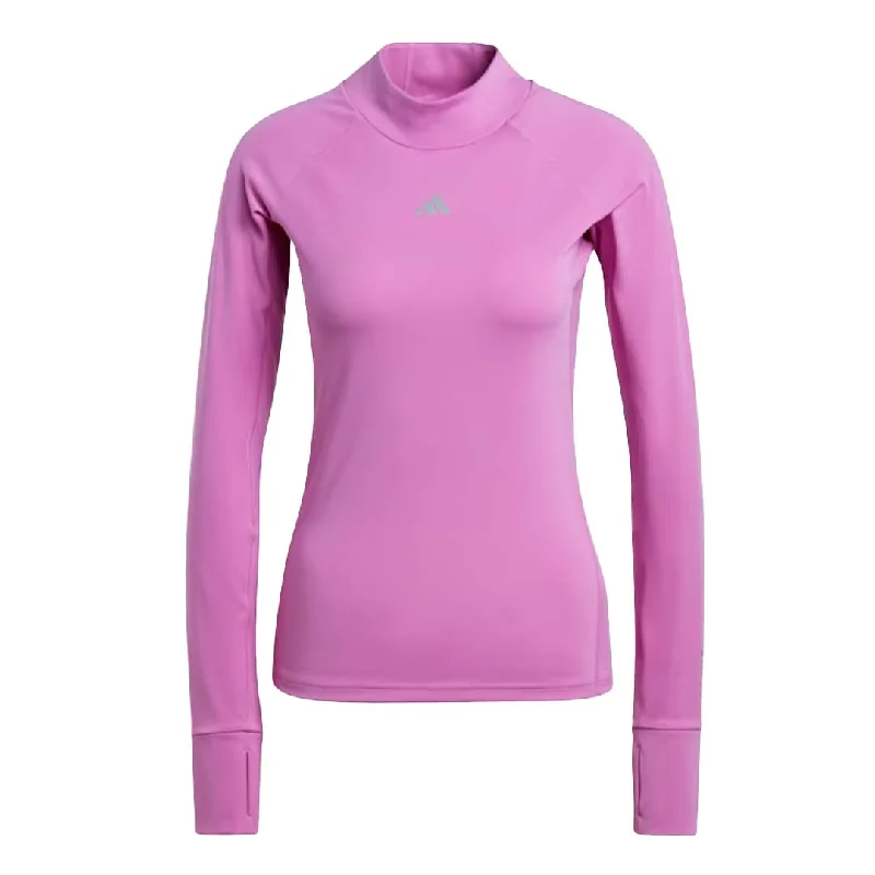 Beaded T-Shirtsadidas - Women's Techfit Aeroready Long Sleeve T-Shirt (HI3370)