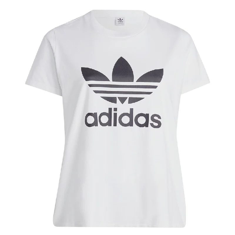 Embellished T-Shirtsadidas - Women's Adicolor Classics Trefoil T-shirt (Plus Size) (HY8346)