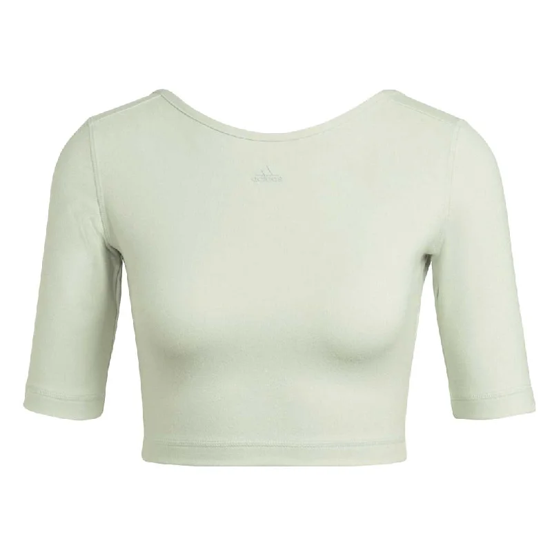 Layered T-Shirtsadidas - Women's Aeroready Studio Open-Back T-Shirt (HM7977)