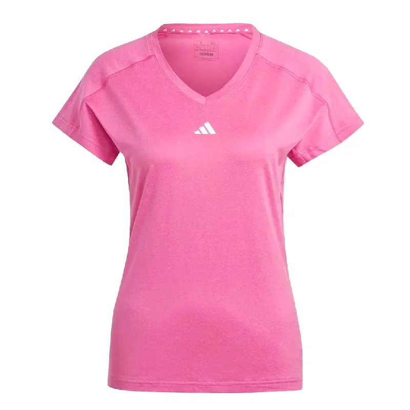 Collaborative T-Shirtsadidas - Women's Aeroready Train Essentials V-Neck T-Shirt (HR7876)