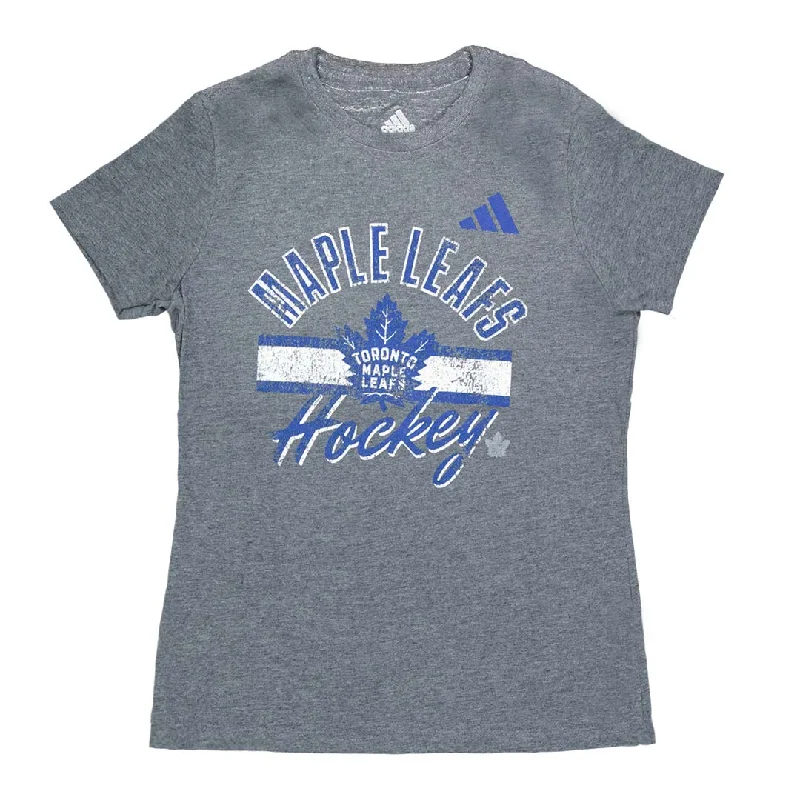 Branded T-Shirtsadidas - Women's Toronto Maple Leafs Blend T-Shirt (IB5627)