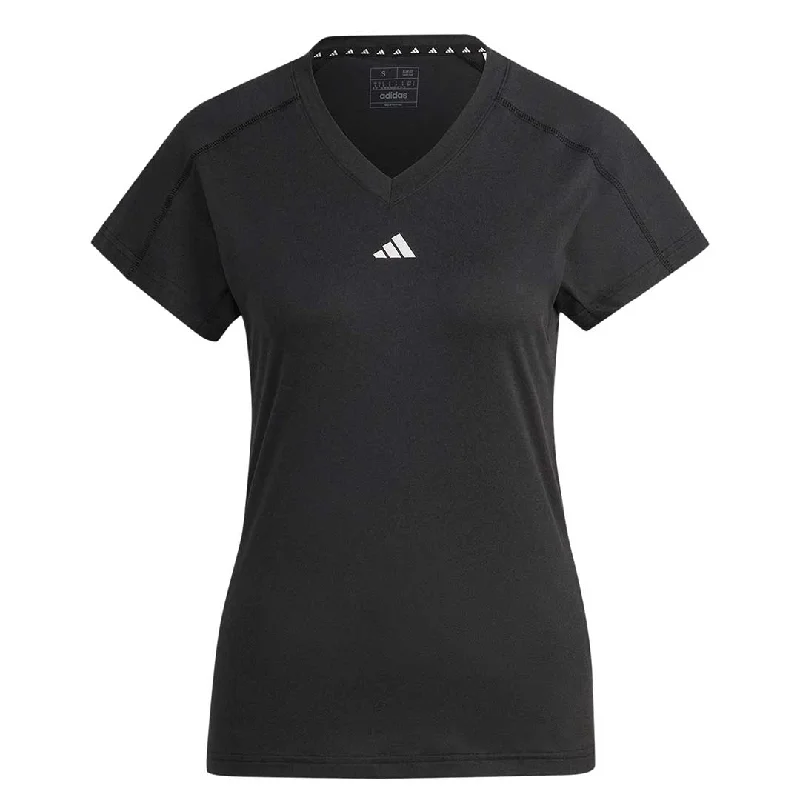 Hiking T-Shirtsadidas - Women's Train Essentials V-Neck T-Shirt (HN5543)