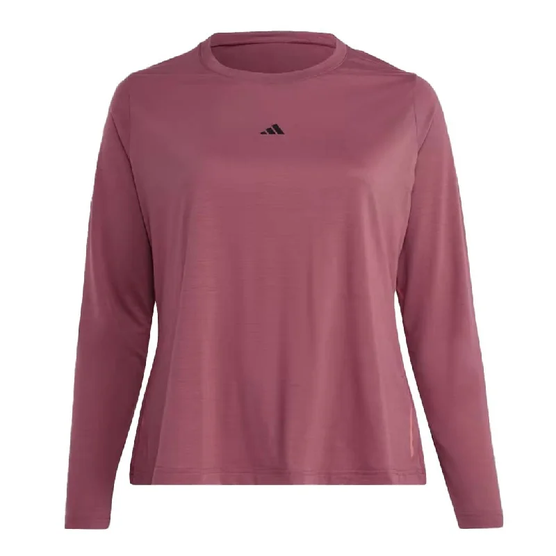 Work T-Shirtsadidas - Women's Yoga Long Sleeve T-Shirt (Plus Size) (HZ6323)