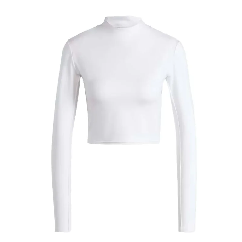 Boat Neck T-Shirtsadidas - Women's Yoga Studio Long Sleeve T-Shirt (HY9239)