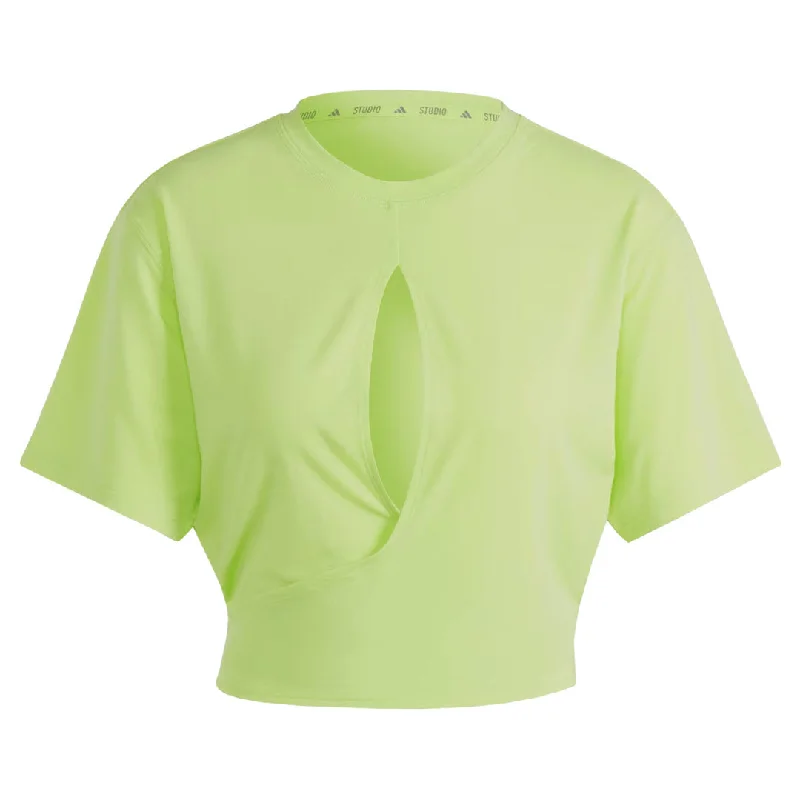 Polyester T-Shirtsadidas - Women's Yoga Studio T-Shirt (IL3963)