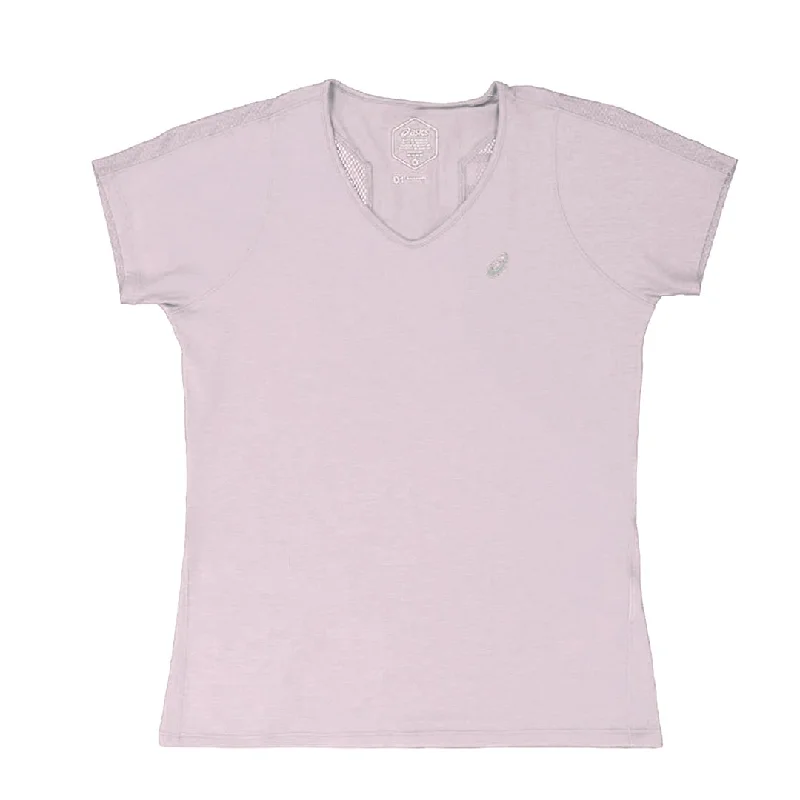 Lace-Up T-ShirtsAsics - Women's V-Neck Short Sleeve T-Shirt (2012A981 702)