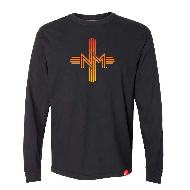 Zippered T-ShirtsSunset New Mexico Zia T-Shirt Long Sleeve