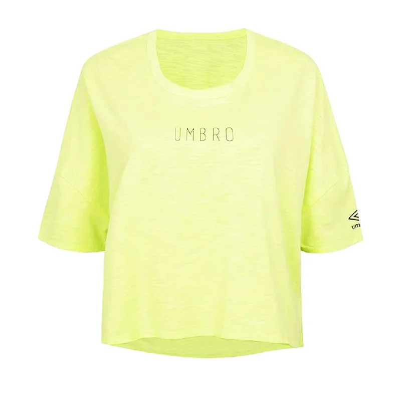 Reflective T-ShirtsUmbro - Women's Boxy T-Shirt (HUUL1UBF8 UK9)