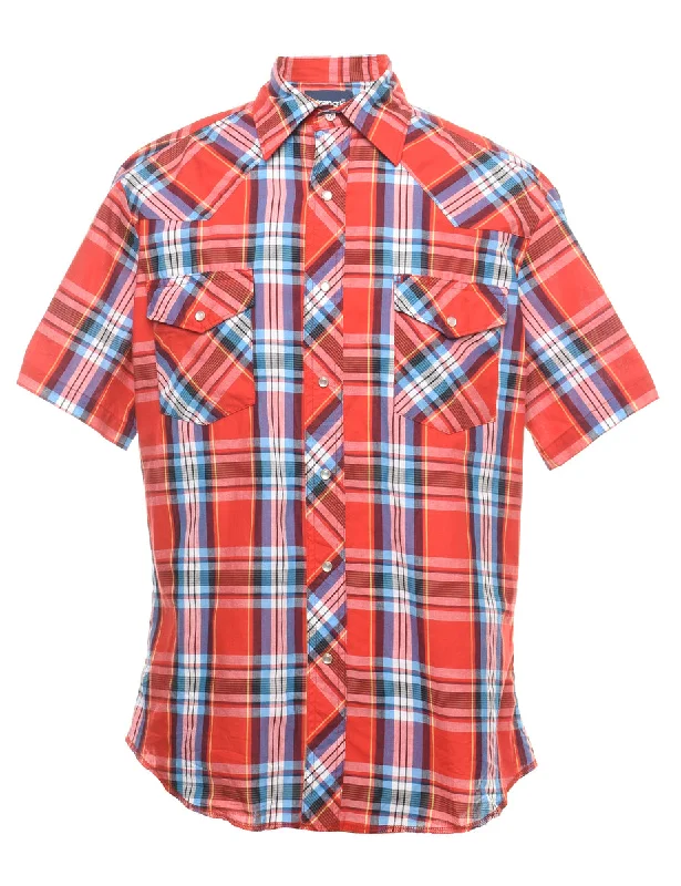 Cropped T-ShirtsWrangler Checked Western Shirt - M