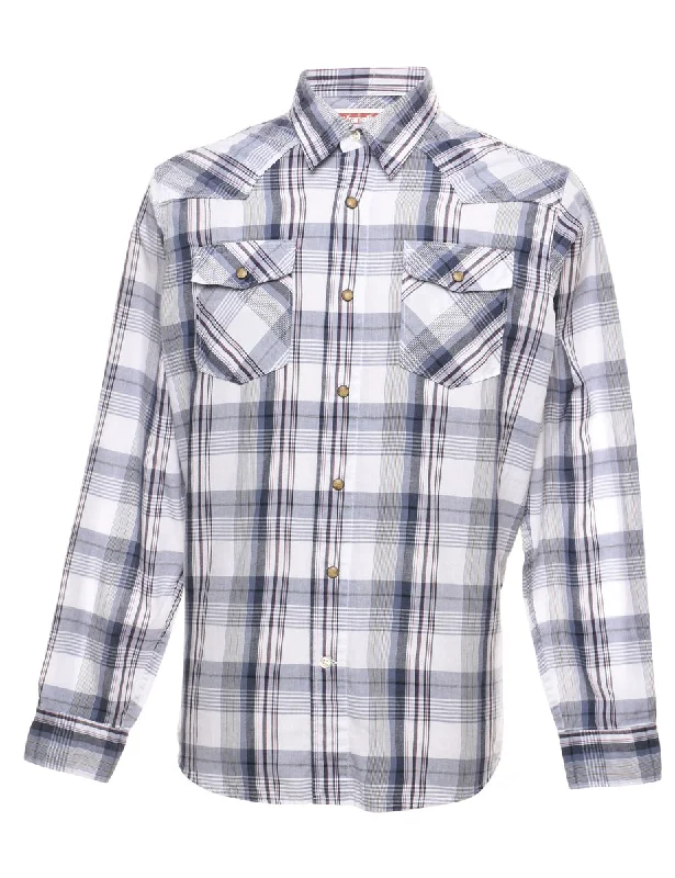 Printed T-ShirtsWrangler Checked Western Shirt - M