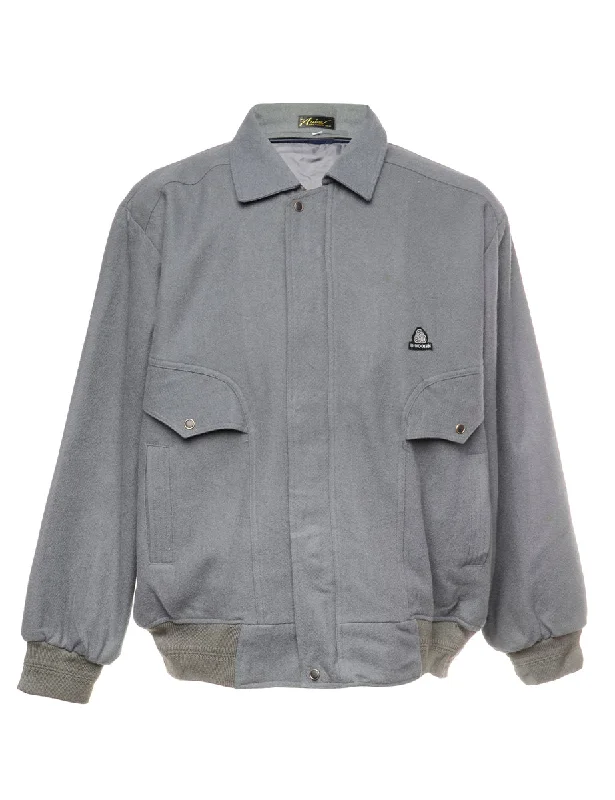 Longline T-ShirtsZip Front Wool Jacket - L