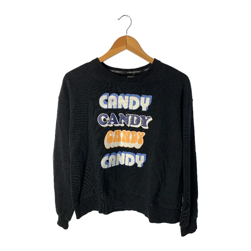 Limited Edition HoodiesCANDY STRIPPER/Sweatshirt/2/Black/Cotton/Graphic/