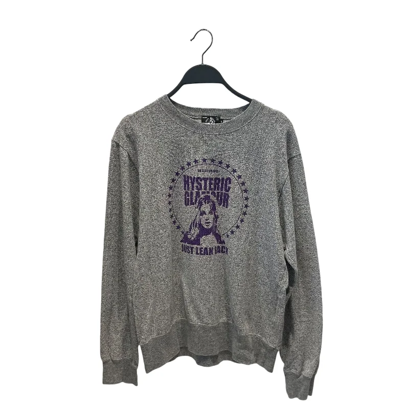 Urban HoodiesHYSTERIC GLAMOUR/Sweatshirt/S/Gray/Cotton/02201CS05