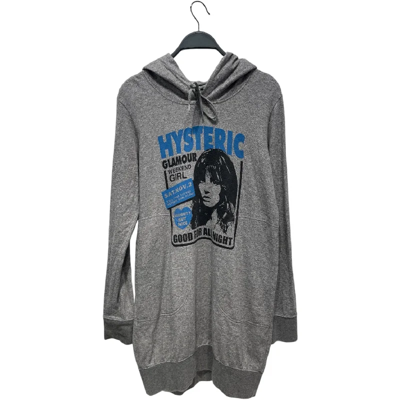 Painted HoodiesHYSTERIC GLAMOUR/Sweatshirt/FREE/Gray/Cotton/Graphic/