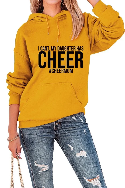 Cropped SweatshirtsWOMEN PRINTING LONG SLEEVE HOODED SWEATSHIRTS