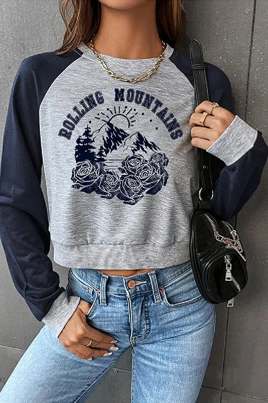 Plush HoodiesMONOGRAM PRINT WOMEN SWEATSHIRT