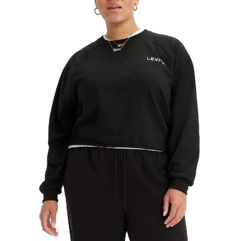 Fitted SweatshirtsLevi's Women's Laundry Graphic Sweatshirt Black Size 2X