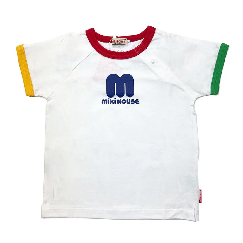 Relaxed Fit T-ShirtsMiki House Kids Classic Logo Icon White Tee T-Shirt