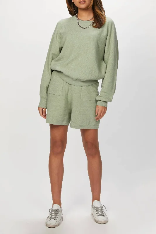 Drawstring HoodiesSaly Sweatshirt In Matcha Latte