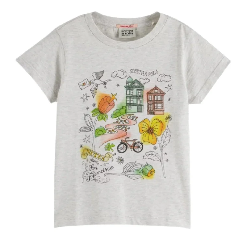 Quick-Dry T-ShirtsScotch & Soda Baby Boardwalk T-Shirt - Grey Melange