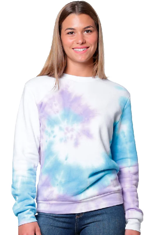 Cotton HoodiesSWIRL TIE DYE CREW SWEATSHIRT Size XS - 2XL Made in USA 3759SWR