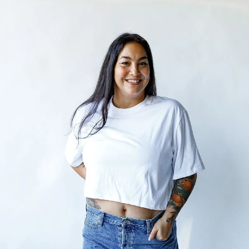 Sheer T-ShirtsThe Everyday Basics ~ Cropped T-shirt