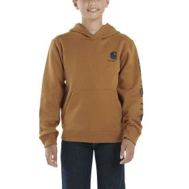 Fleece SweatshirtsYouth Boys Long Sleeve Graphic Sweatshirt - Carhartt Brown