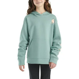 Patchwork SweatshirtsYouth Girls Long-Sleeve Graphic Sweatshirt - Patina